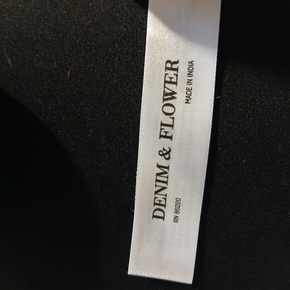 Denim & Flower Ricky Singh Mens XL 1/4 Button Short Sleeve Red Hawaiian With Blk - Picture 8 of 11